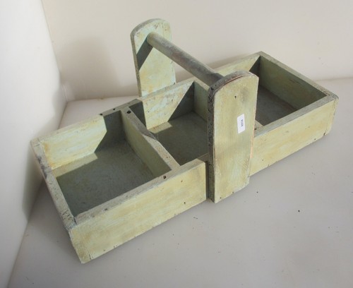Großes vintage holz tablett - großes,